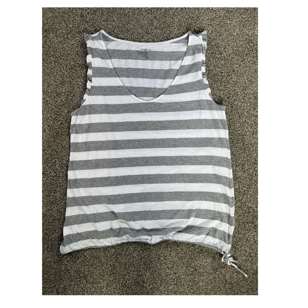 Old Navy Tank Top XL Cotton‎ Drawstring Sleeveless